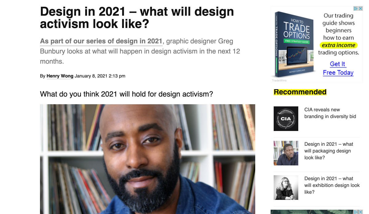 Popular Design News of the Week: January 11, 2021 – January 17, 2021 activism