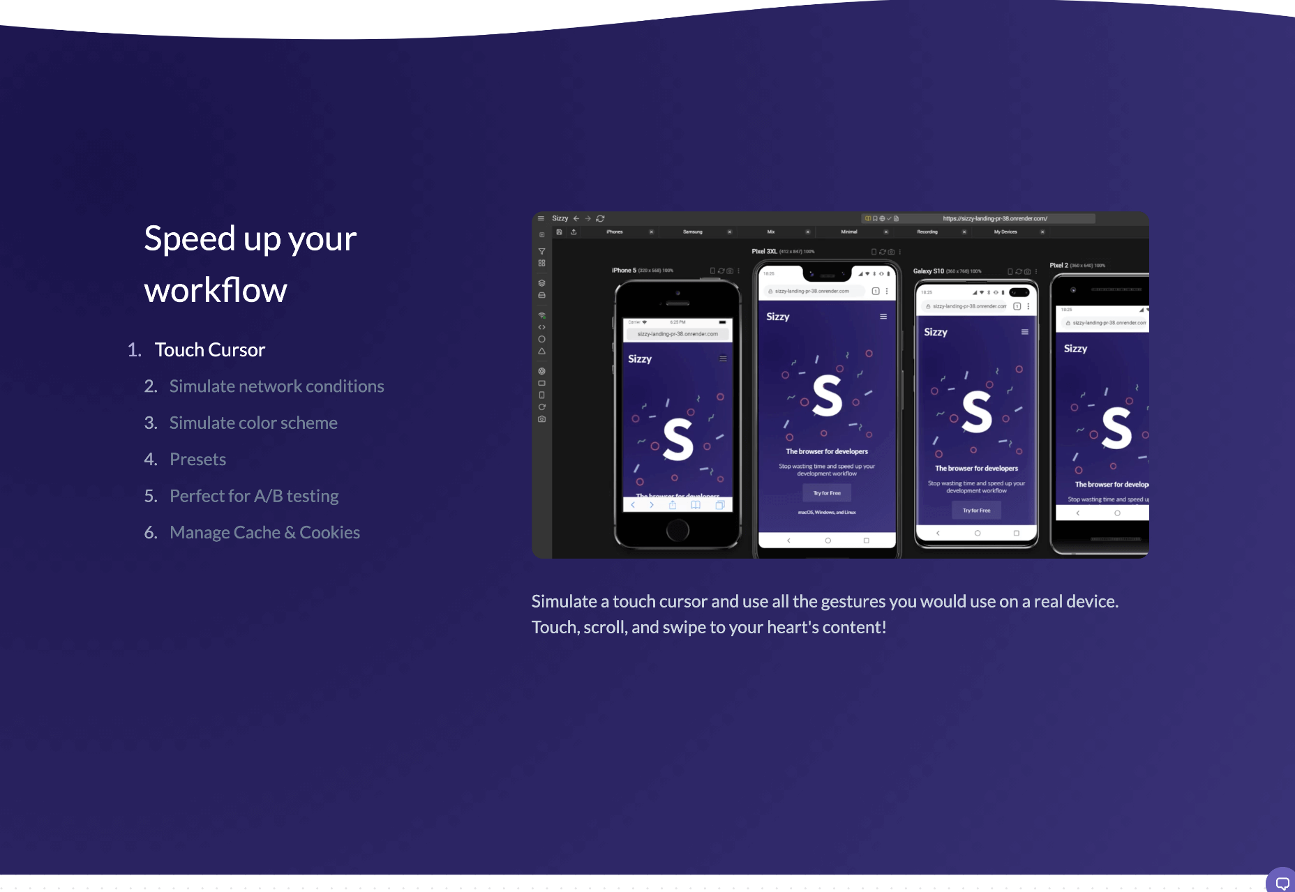 6 Tools for Rapid Cross-Device Website Testing sizzy