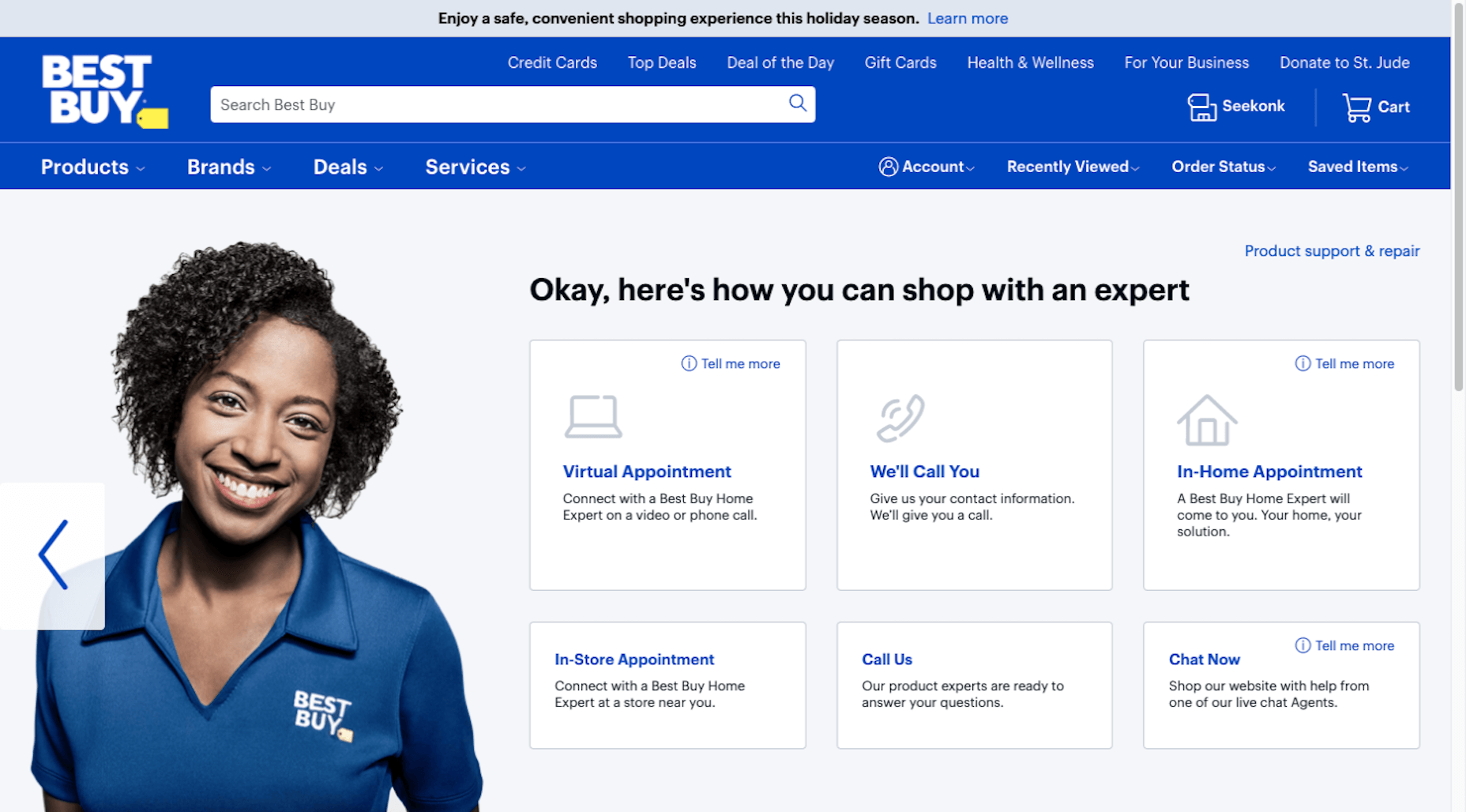 What’s New in Ecommerce, January 2021 Best Buy customers choose how they want to work with shopping expert