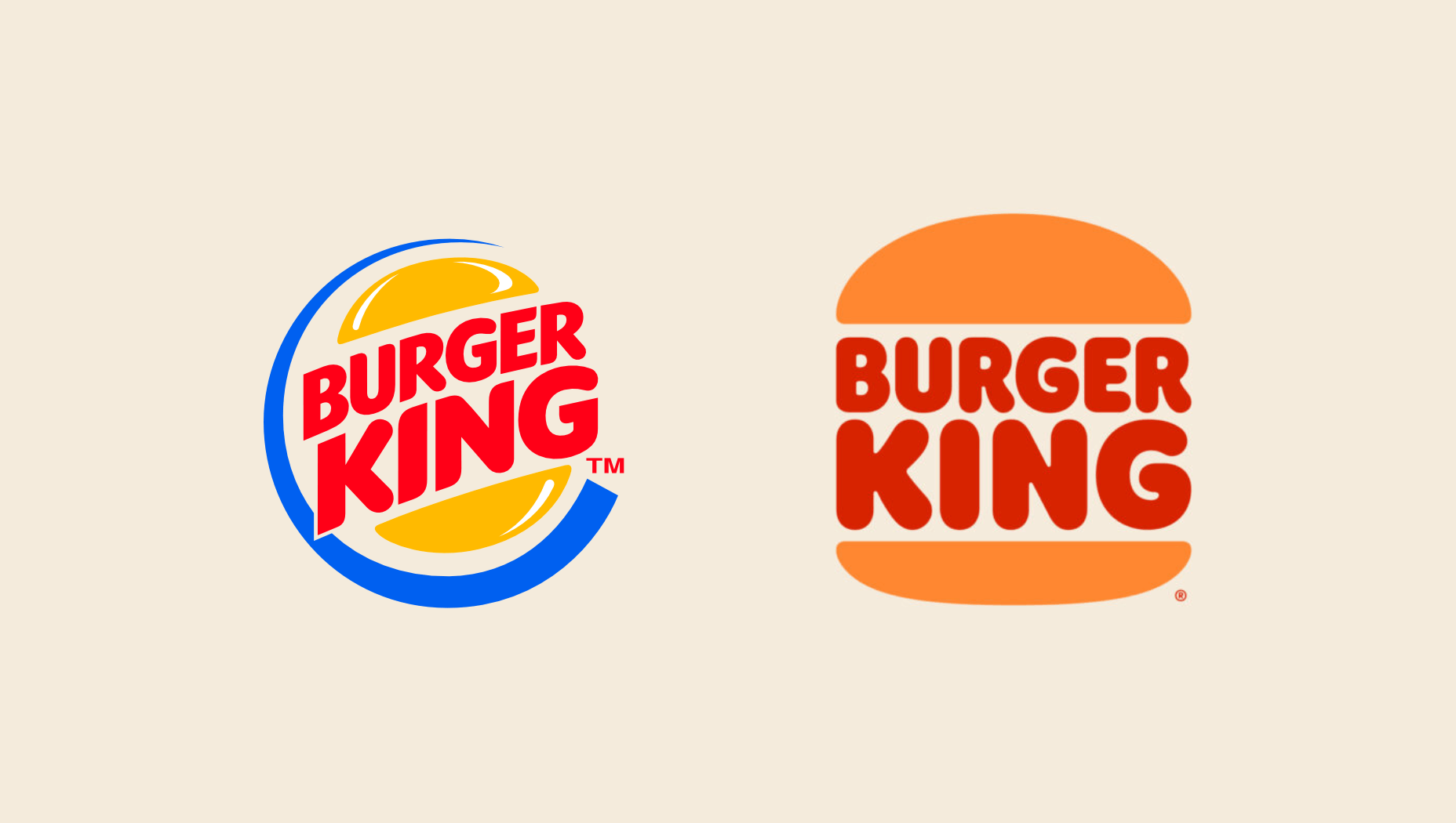 Poll: Is Burger King Rebrand a Taste of the Future? logo compare