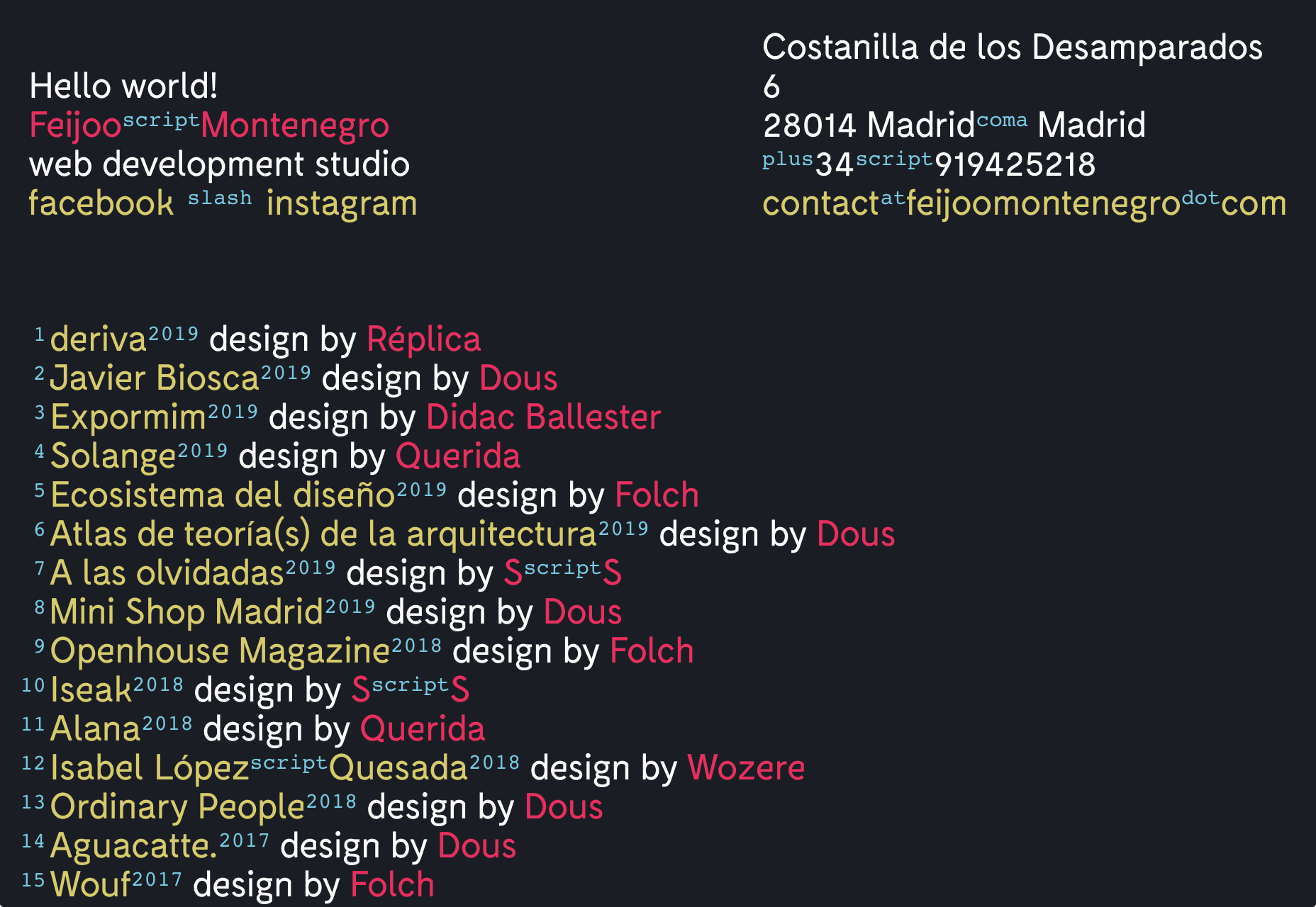 50 Best Websites of 2020 feijoo