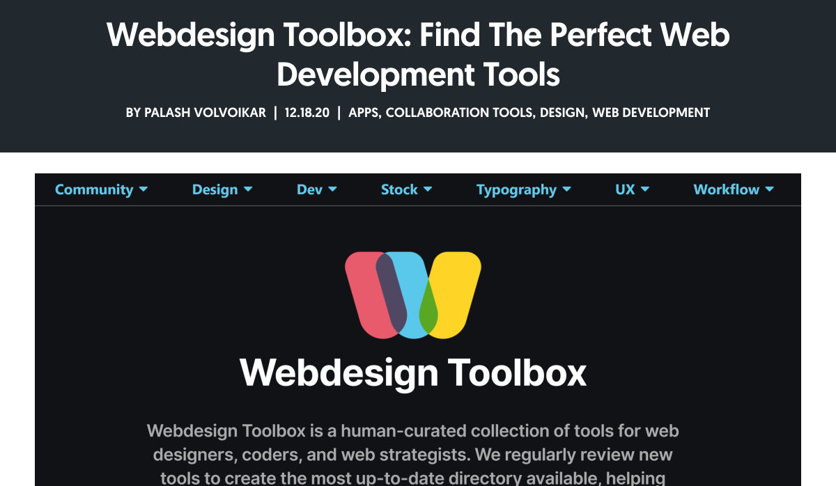 Popular Design News of the Week: December 21, 2020 – December 27, 2020 toolbox 1