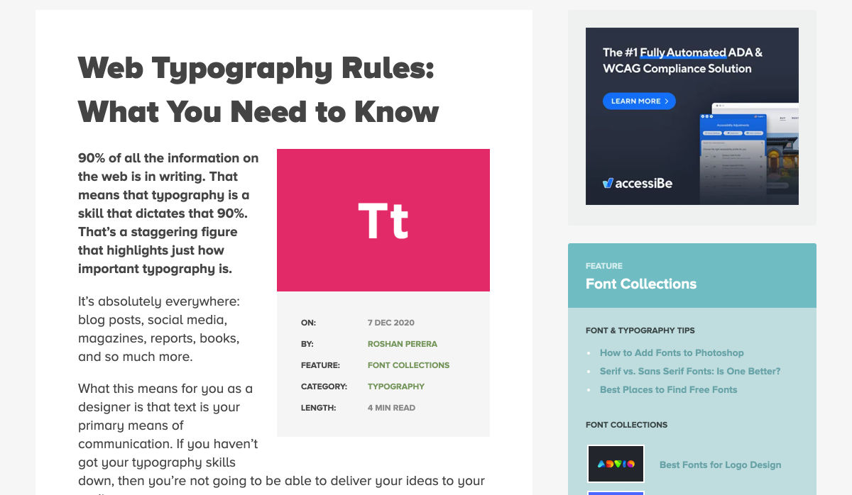 Popular Design News of the Week: December 7, 2020 – December 13, 2020 typography 1