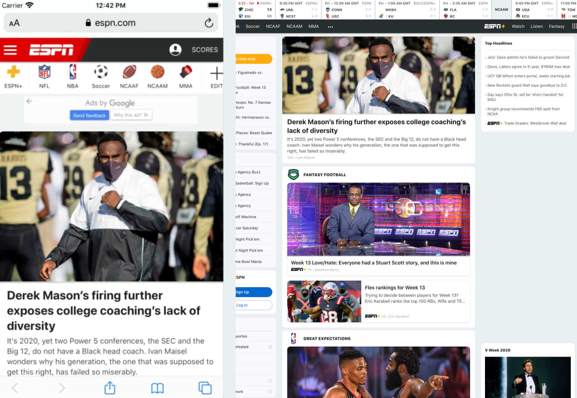 How to Prioritize Speed with a Mobile-First Design espn