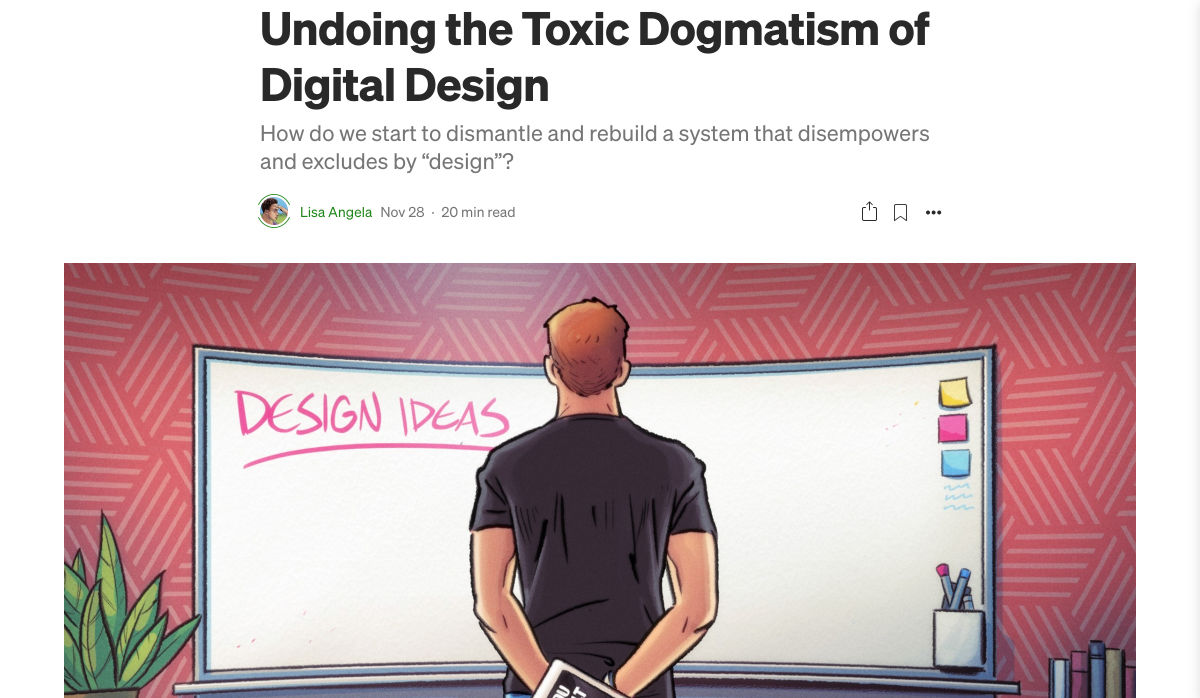 Popular Design News of the Week: November 30, 2020 – December 6, 2020 dogmatism