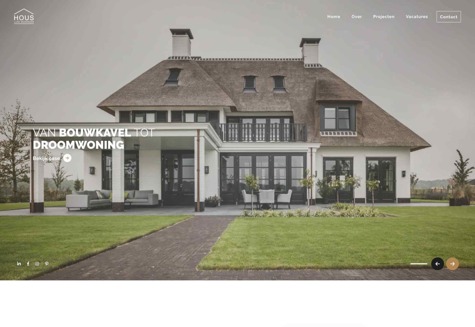 20 Freshest Web Designs, November 2020 07 hous