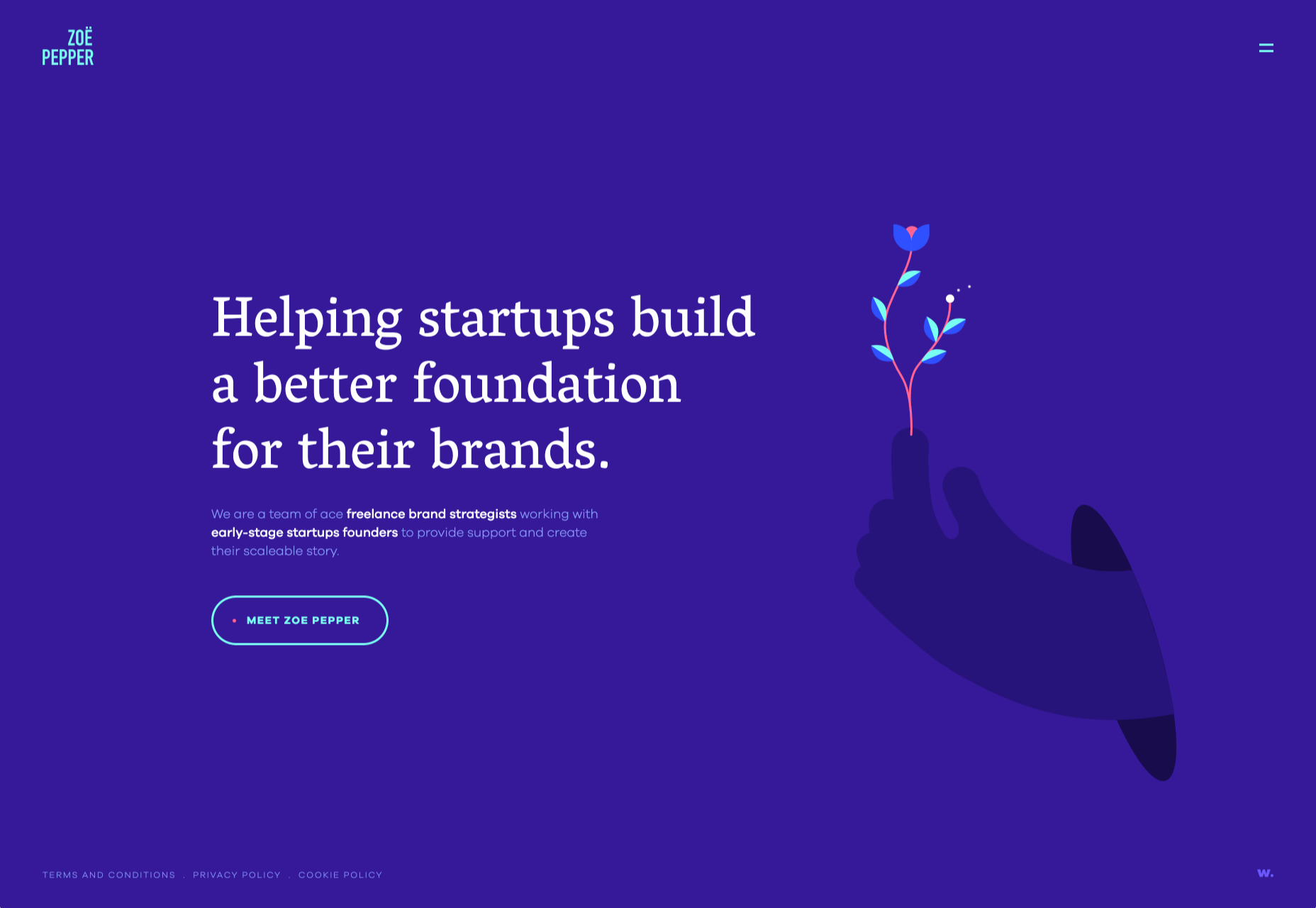 20 Freshest Web Designs, November 2020 12 zoepepper
