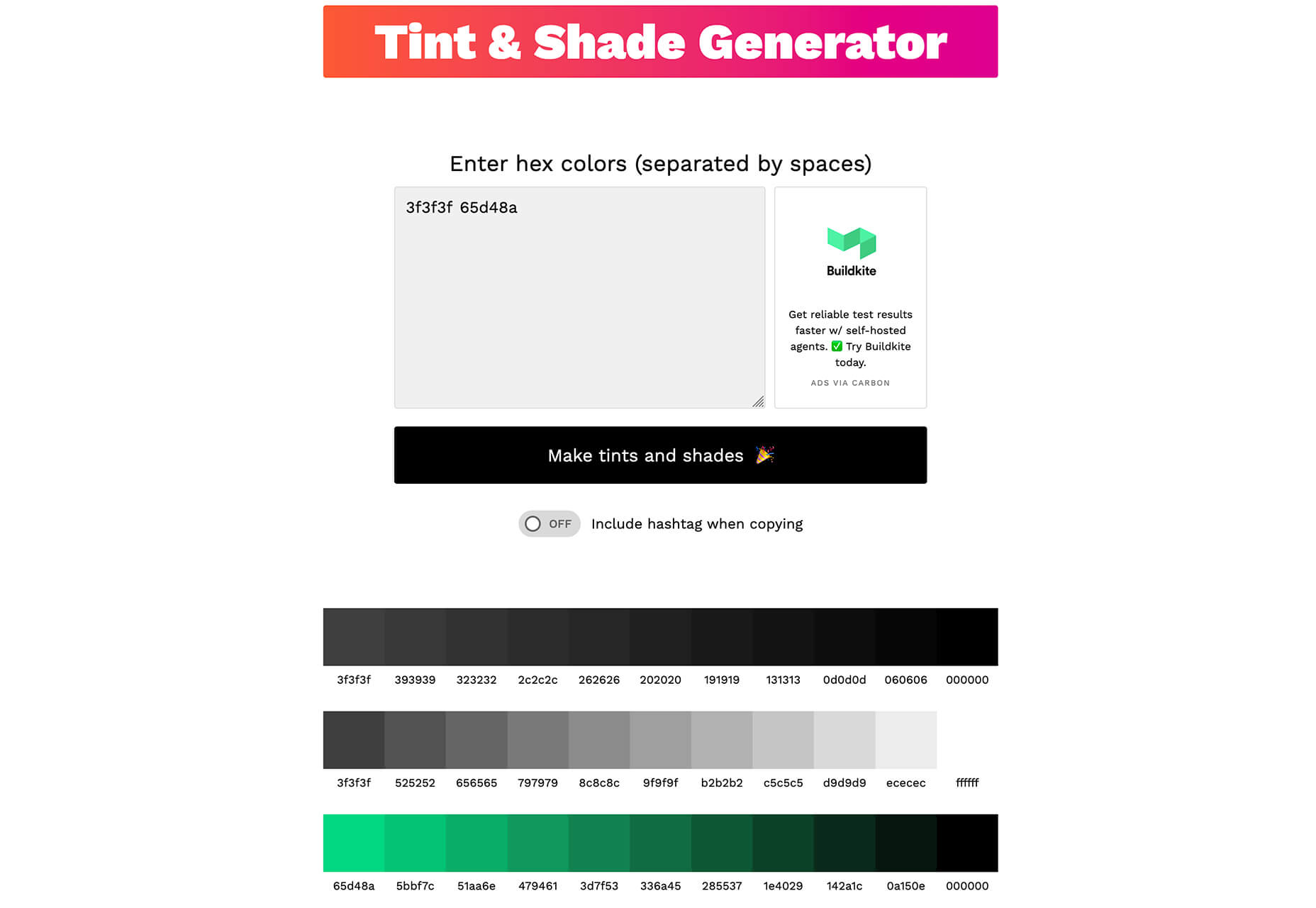 Exciting New Tools for Designers, November 2020 tints