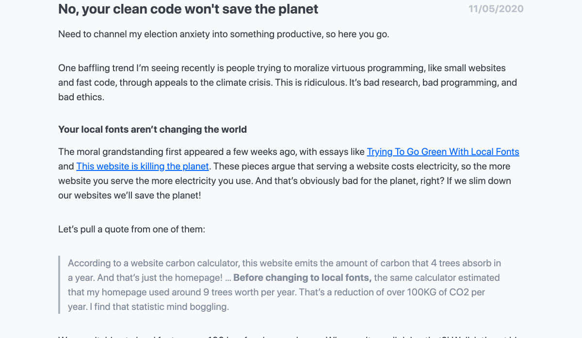 Popular Design News of the Week: November 9, 2020 – November 15, 2020 cleancode