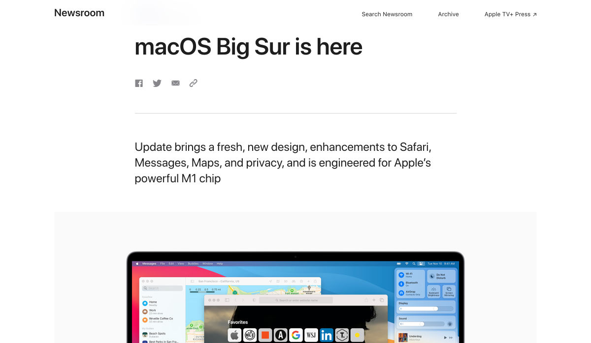 Popular Design News of the Week: November 9, 2020 – November 15, 2020 bigsur 2