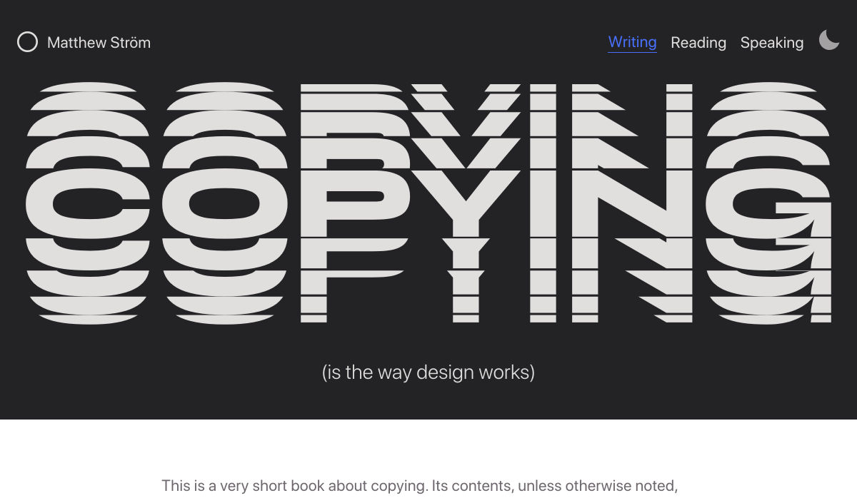 Popular Design News of the Week: November 2, 2020 – November 8, 2020 copying