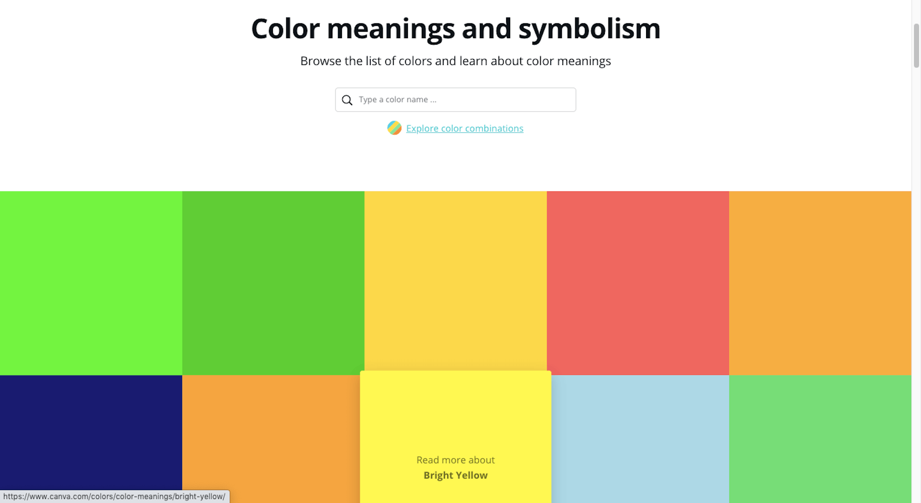 Branding 101: Creating the Visual Identity for Your Business Canva Color Meanings tool