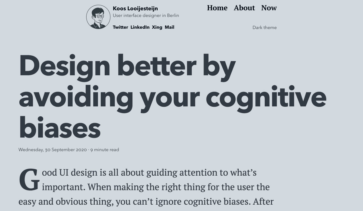 Popular Design News of the Week: October 5, 2020 – October 11, 2020 biases 1