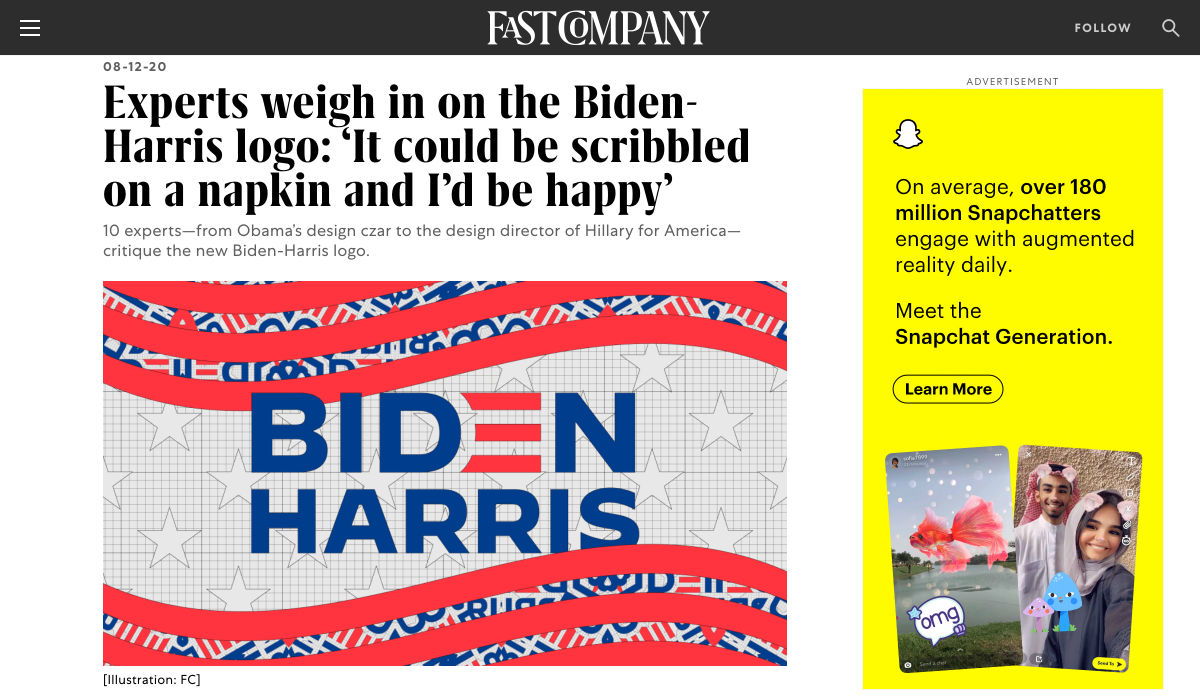 Popular Design News of the Week: August 24, 2020 – August 30, 2020 bidenharris