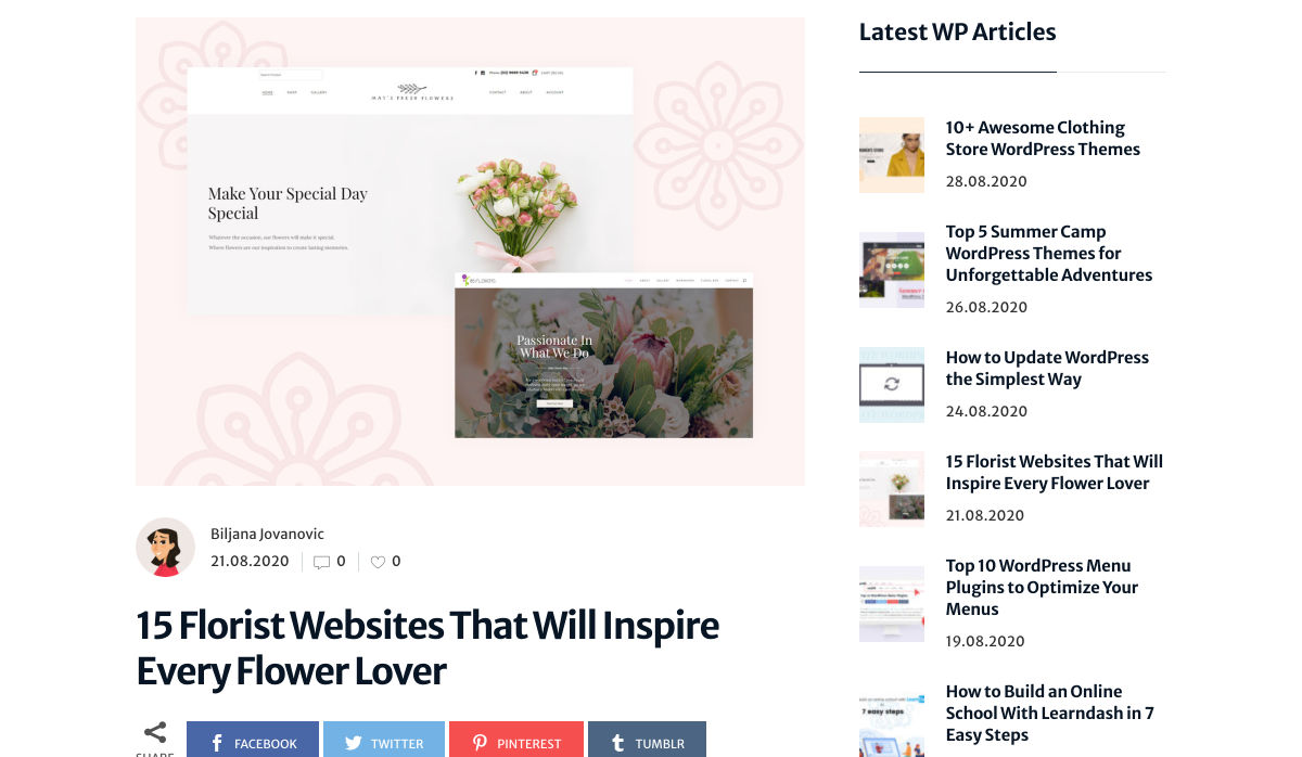 Popular Design News of the Week: August 24, 2020 – August 30, 2020 florist