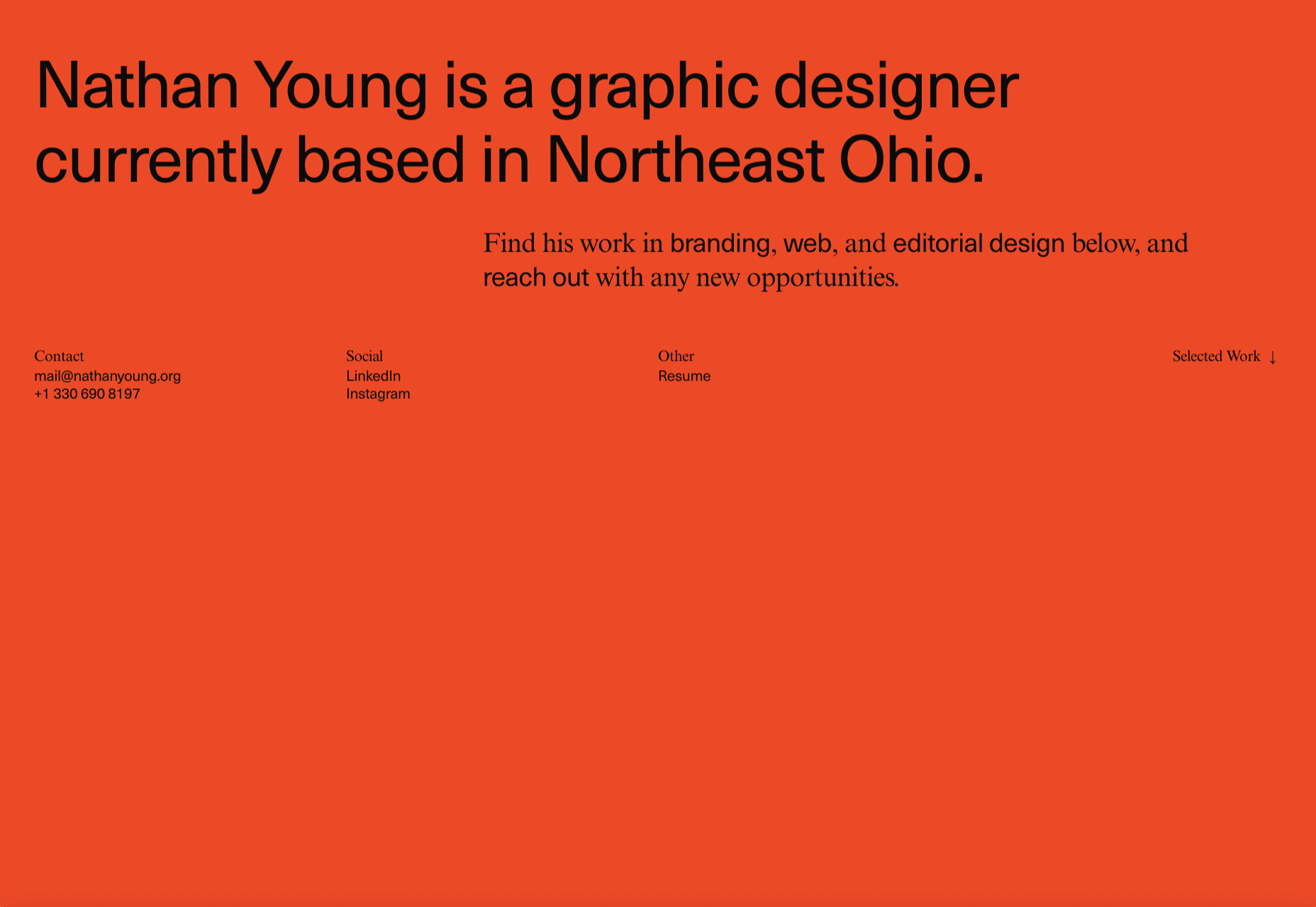 20 Freshest Web Designs, August 2020 nathanyoung