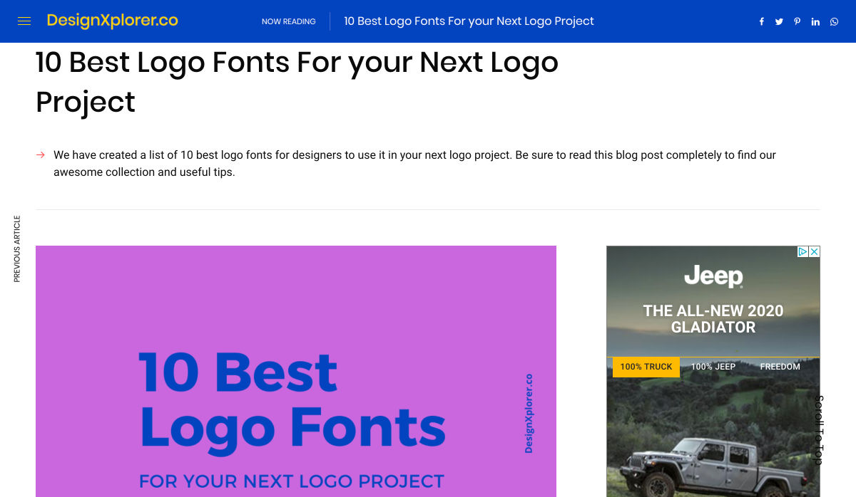Popular Design News of the Week: August 17, 2020 – August 23, 2020 logofonts 1