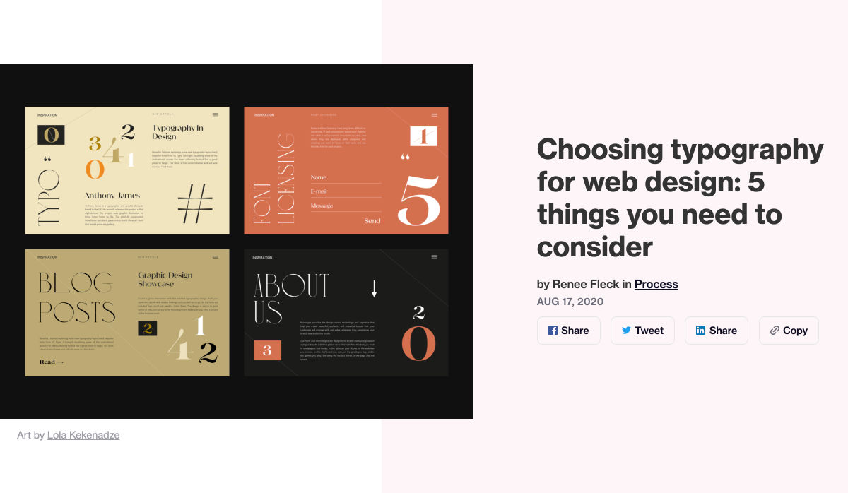 Popular Design News of the Week: August 17, 2020 – August 23, 2020 typography 3