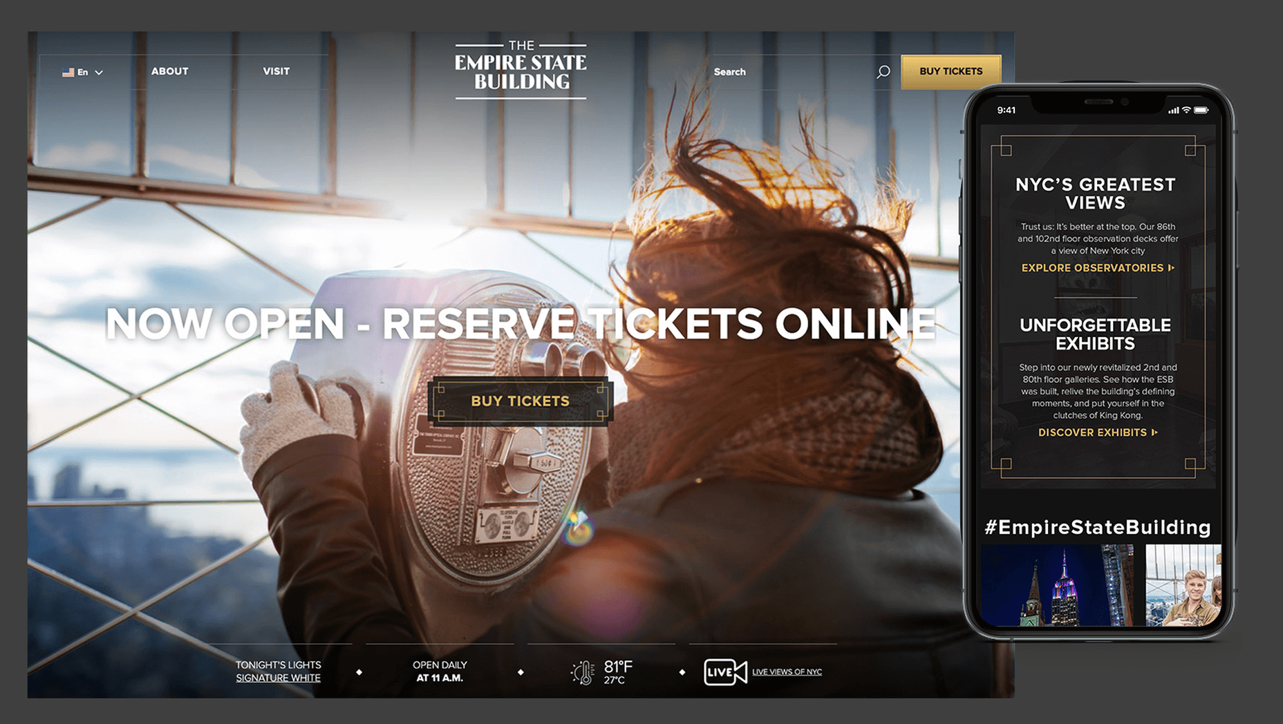 Interview: Redesigning the Empire State Building’s Website ESB 1