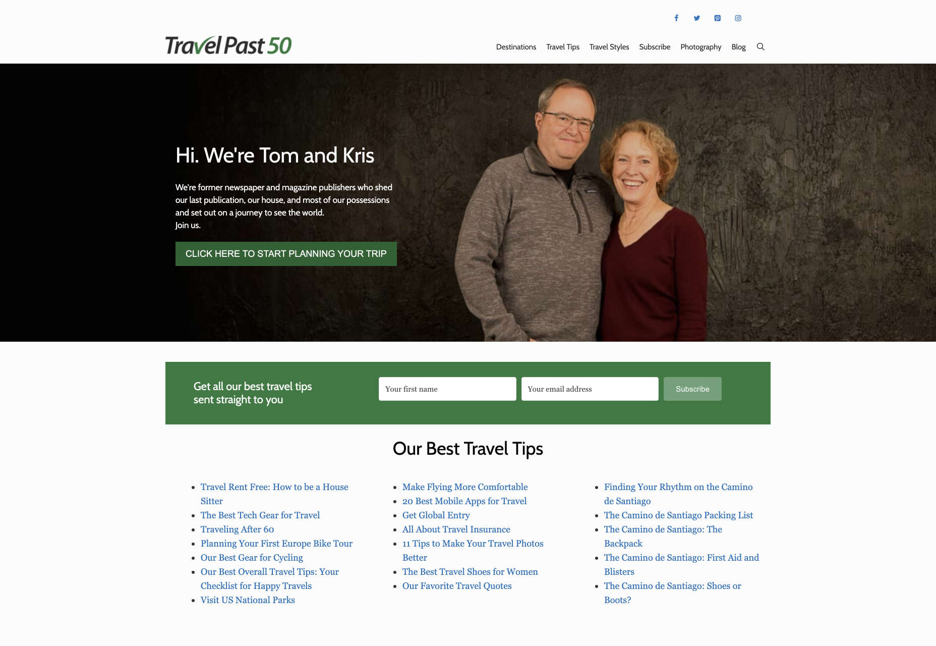 Web Design for Seniors: UX From a Mature Perspective travelpast50
