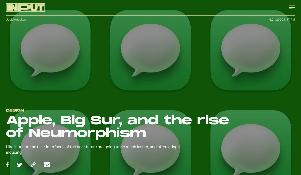 Popular Design News of the Week: June 29, 2020 – July 5, 2020 bigsur 3