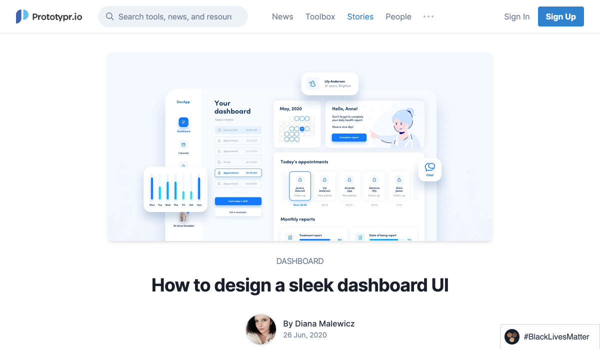 Popular Design News of the Week: June 29, 2020 – July 5, 2020 dashboard 1