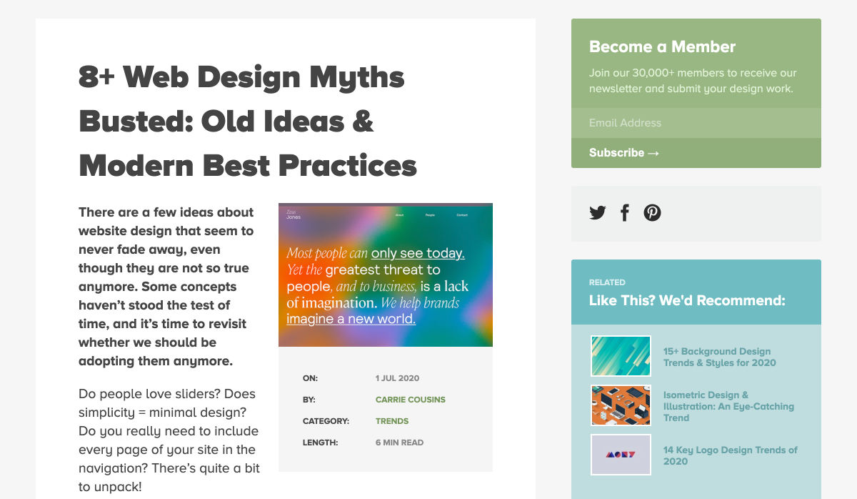 Popular Design News of the Week: June 29, 2020 – July 5, 2020 myths 1