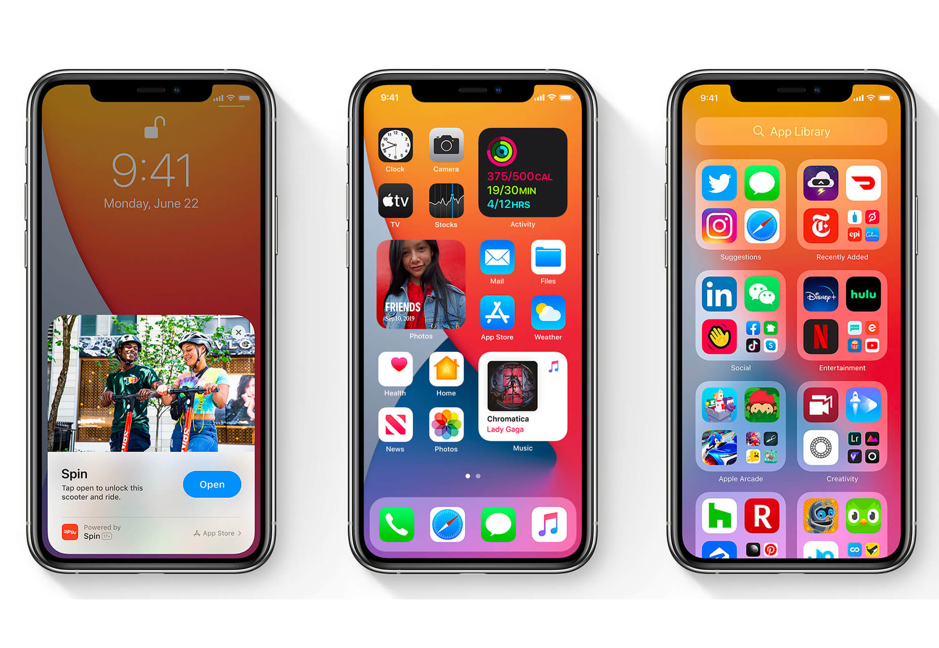 3 Essential Design Trends, July 2020 ios14