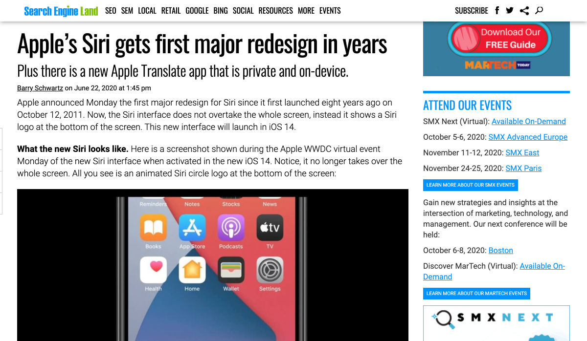 Popular Design News of the Week: June 22, 2020 – June 28, 2020 siri