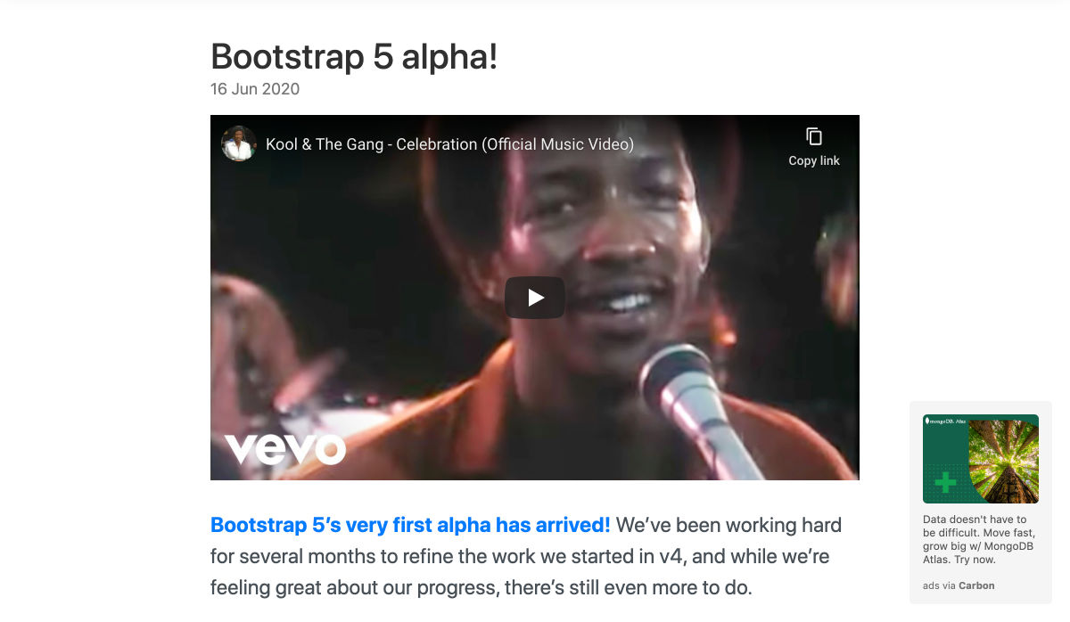 Popular Design News of the Week: June 15, 2020 – June 21, 2020 bootstrap 4