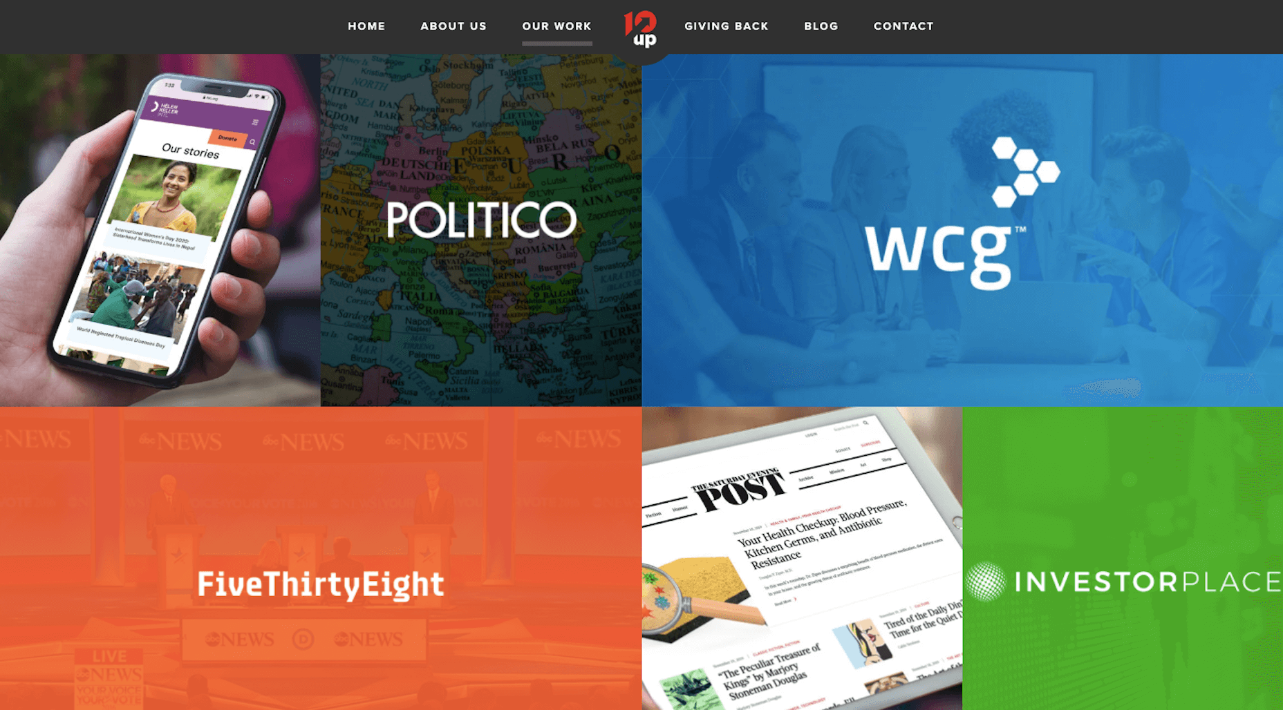 Is it Time to Redesign Your Portfolio? 10up agency's portfolio website in 2020