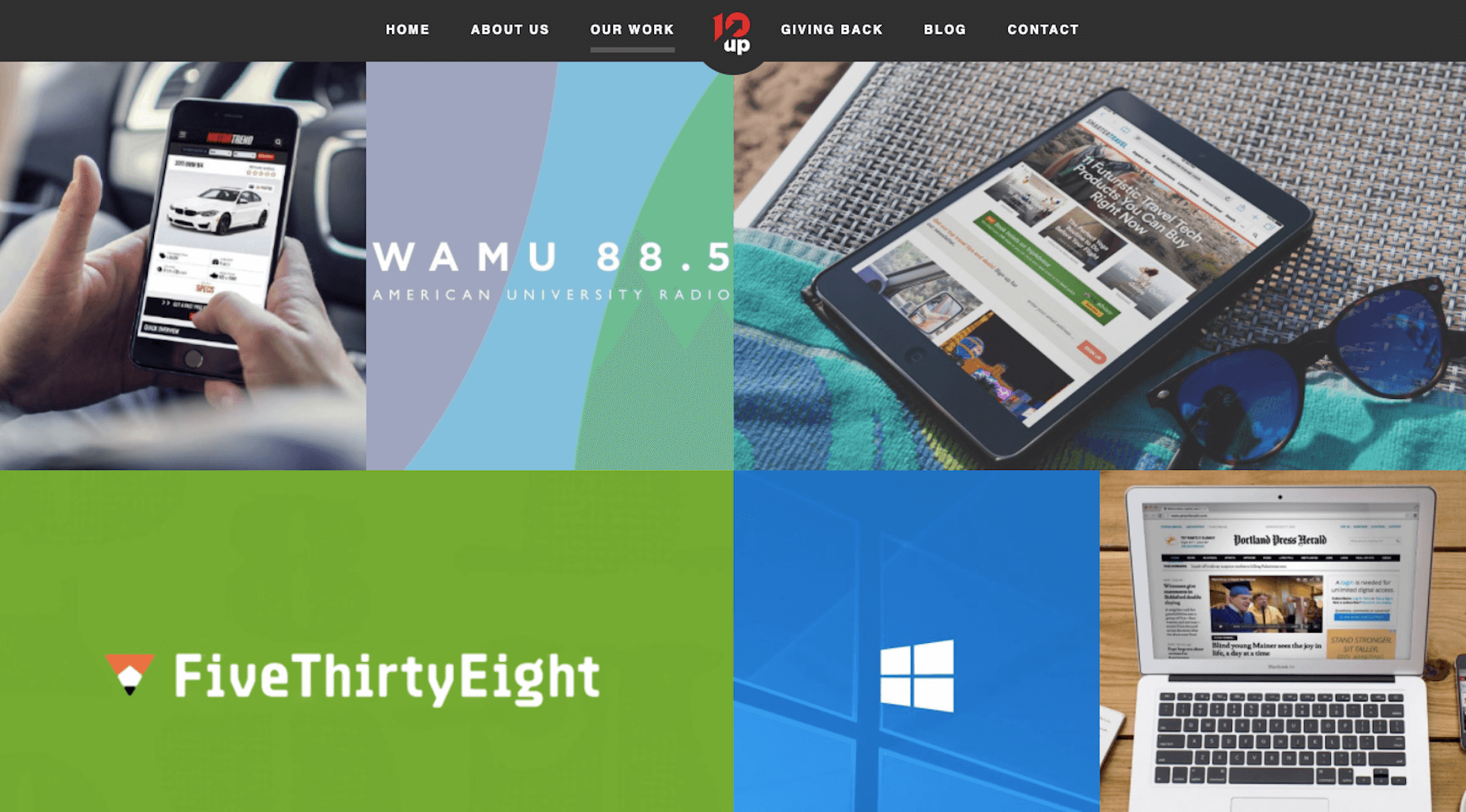 Is it Time to Redesign Your Portfolio? 10up agency's portfolio website in 2019