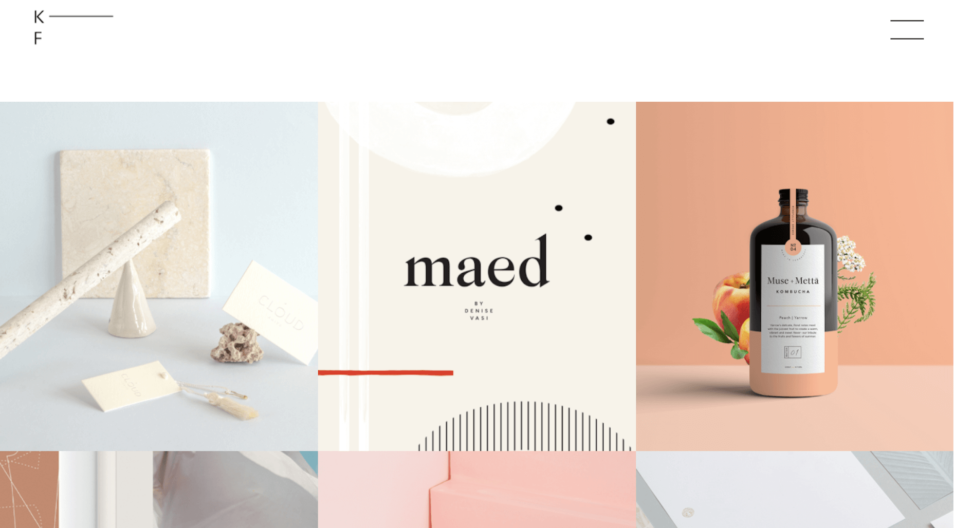 Is it Time to Redesign Your Portfolio? Kati Forner Studio Words page in 2019