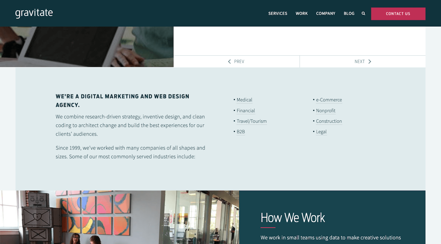 Is it Time to Redesign Your Portfolio? Gravitate studio list of niches 2020