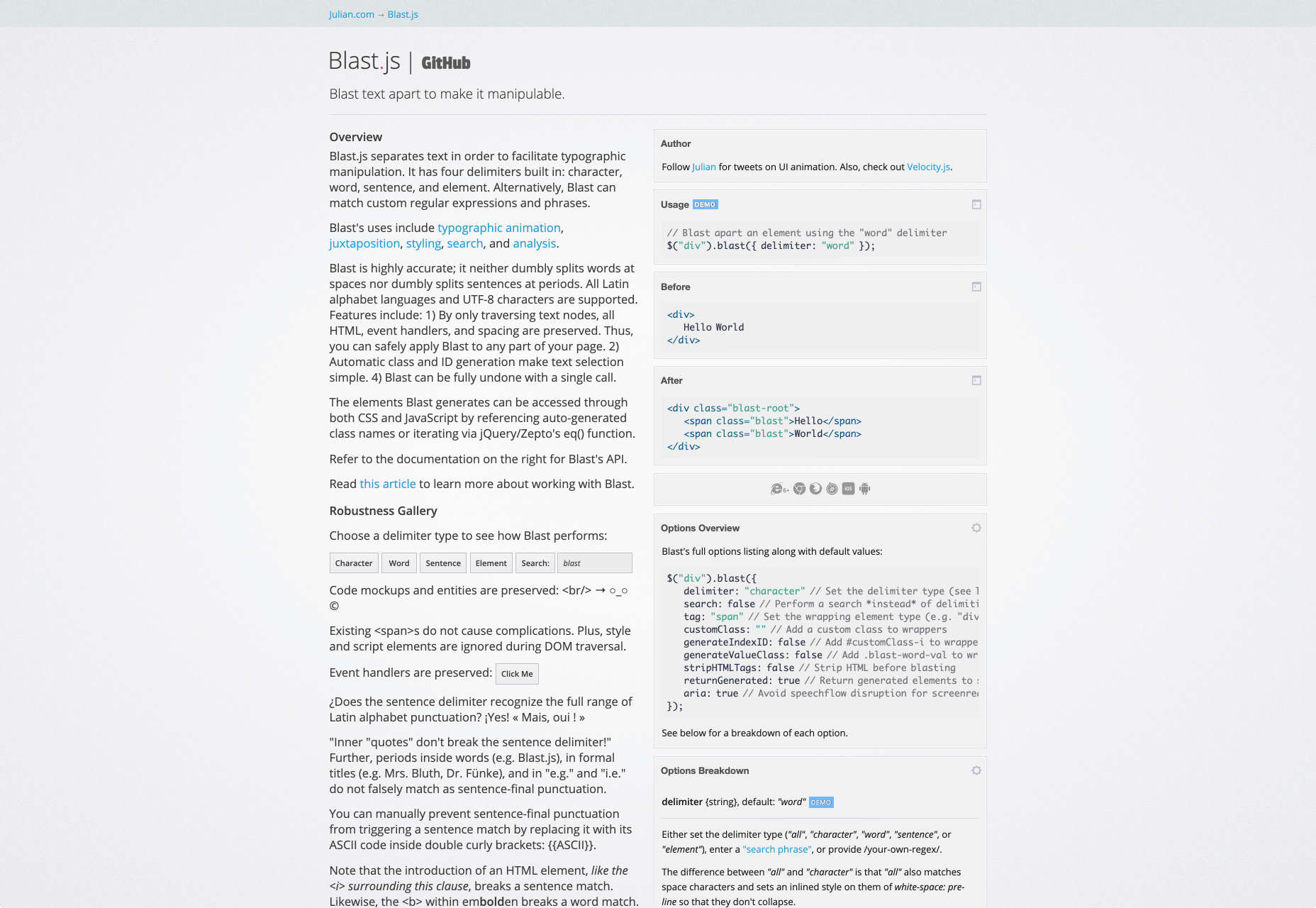 19 JS Libraries/Plugins for Typography blast