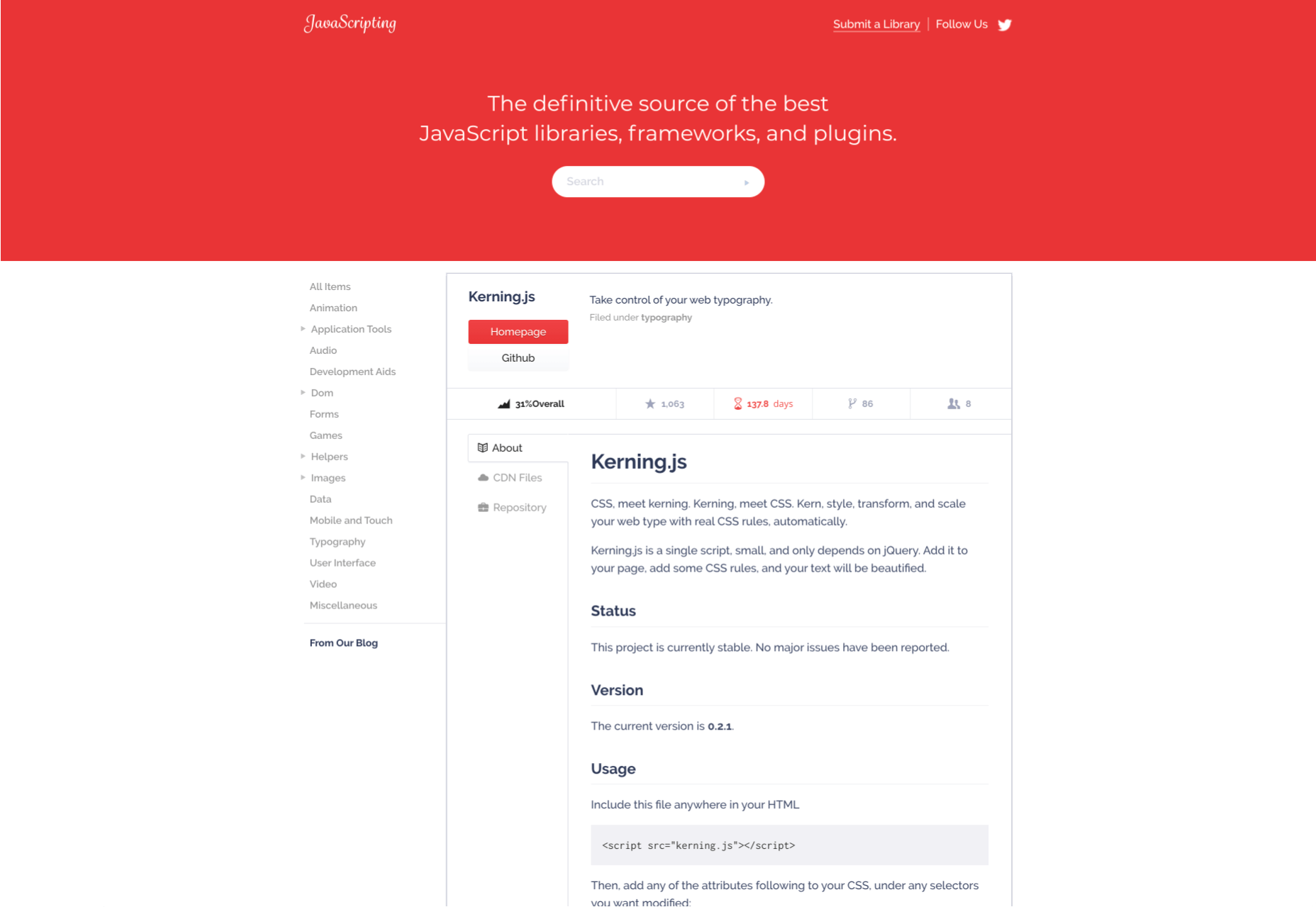 19 JS Libraries/Plugins for Typography kerning