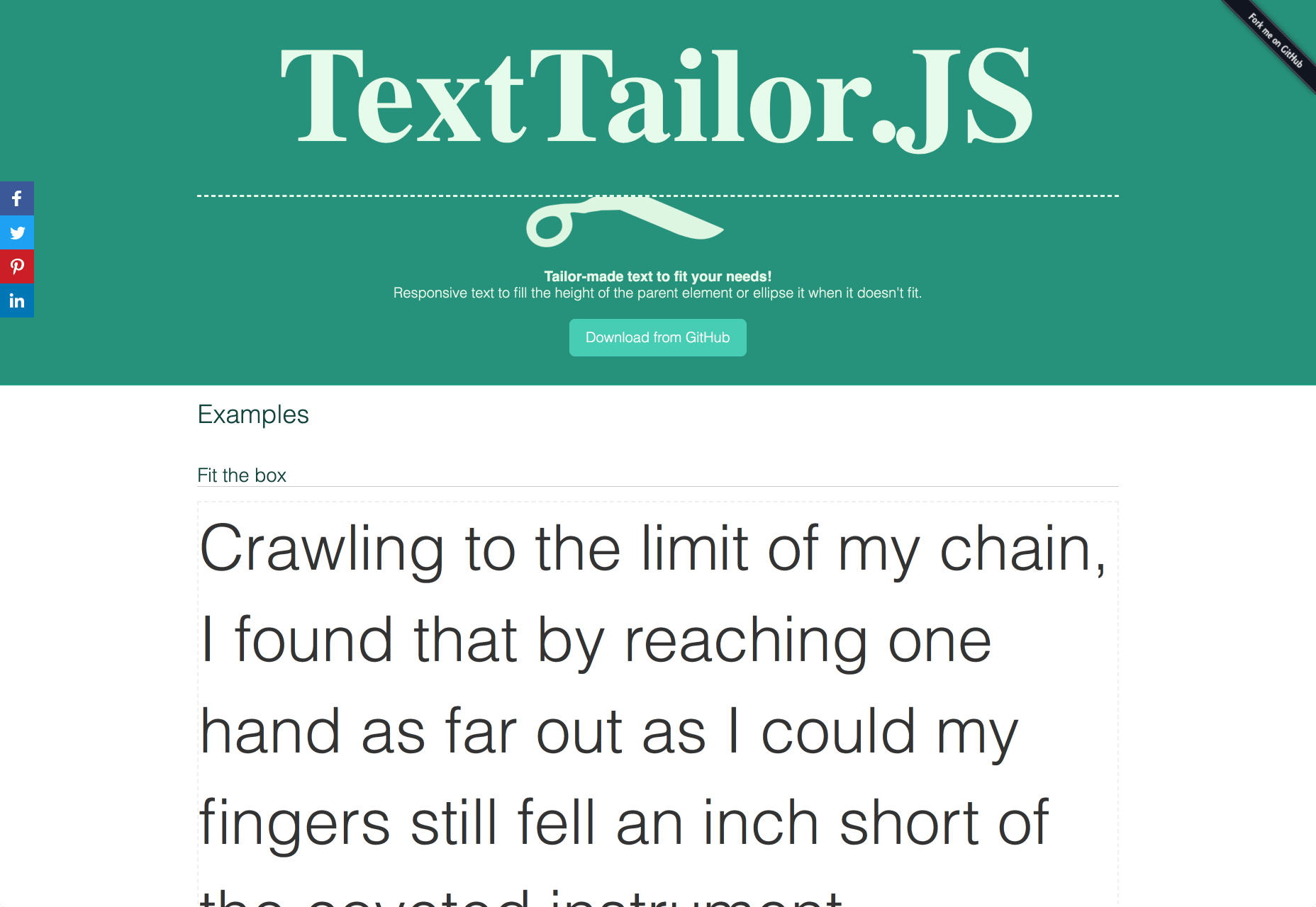 19 JS Libraries/Plugins for Typography texttailor