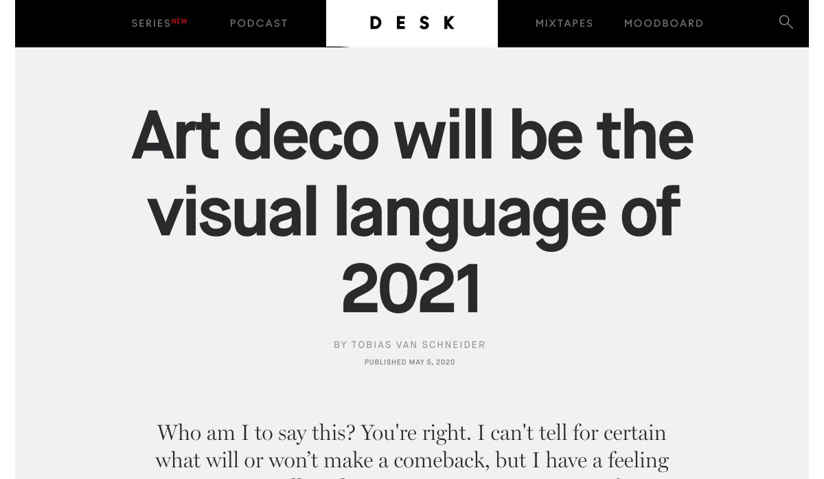 Popular Design News of the Week: May 11, 2020 – May 17, 2020 deco