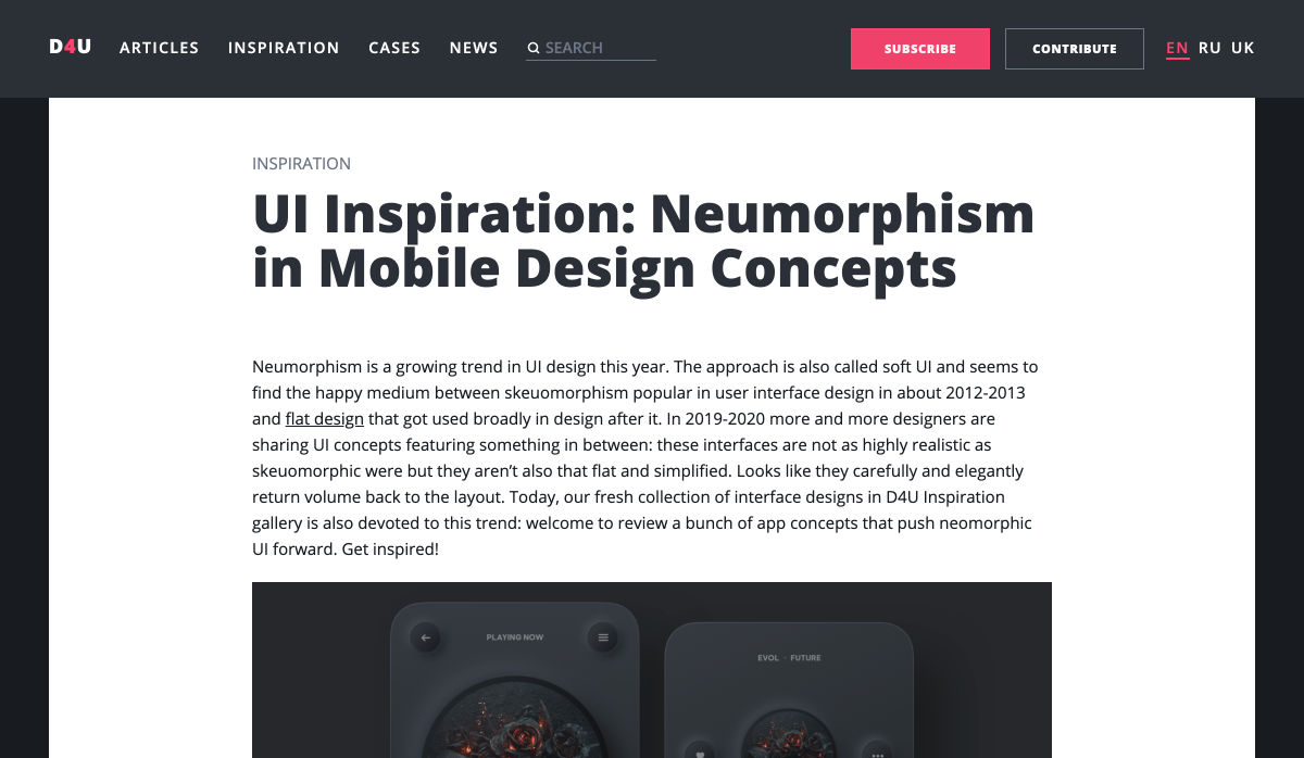 Popular Design News of the Week: May 11, 2020 – May 17, 2020 neumorphism
