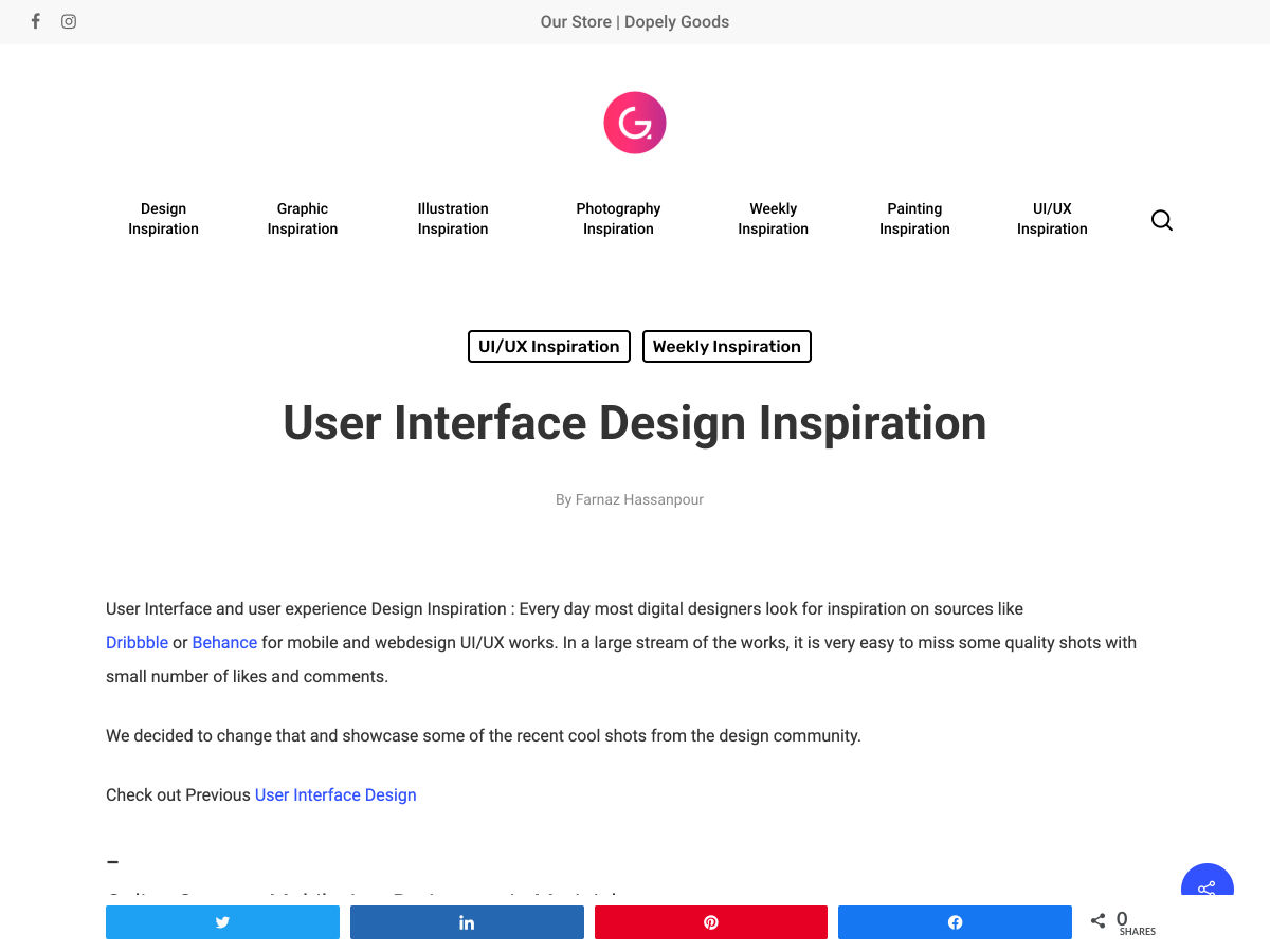 Popular design news of the week: April 27, 2020 - May 3, 2020 uidesign
