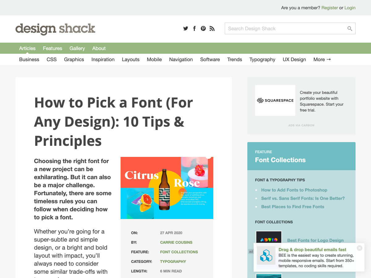 Popular design news of the week: April 27, 2020 - May 3, 2020 pickafont