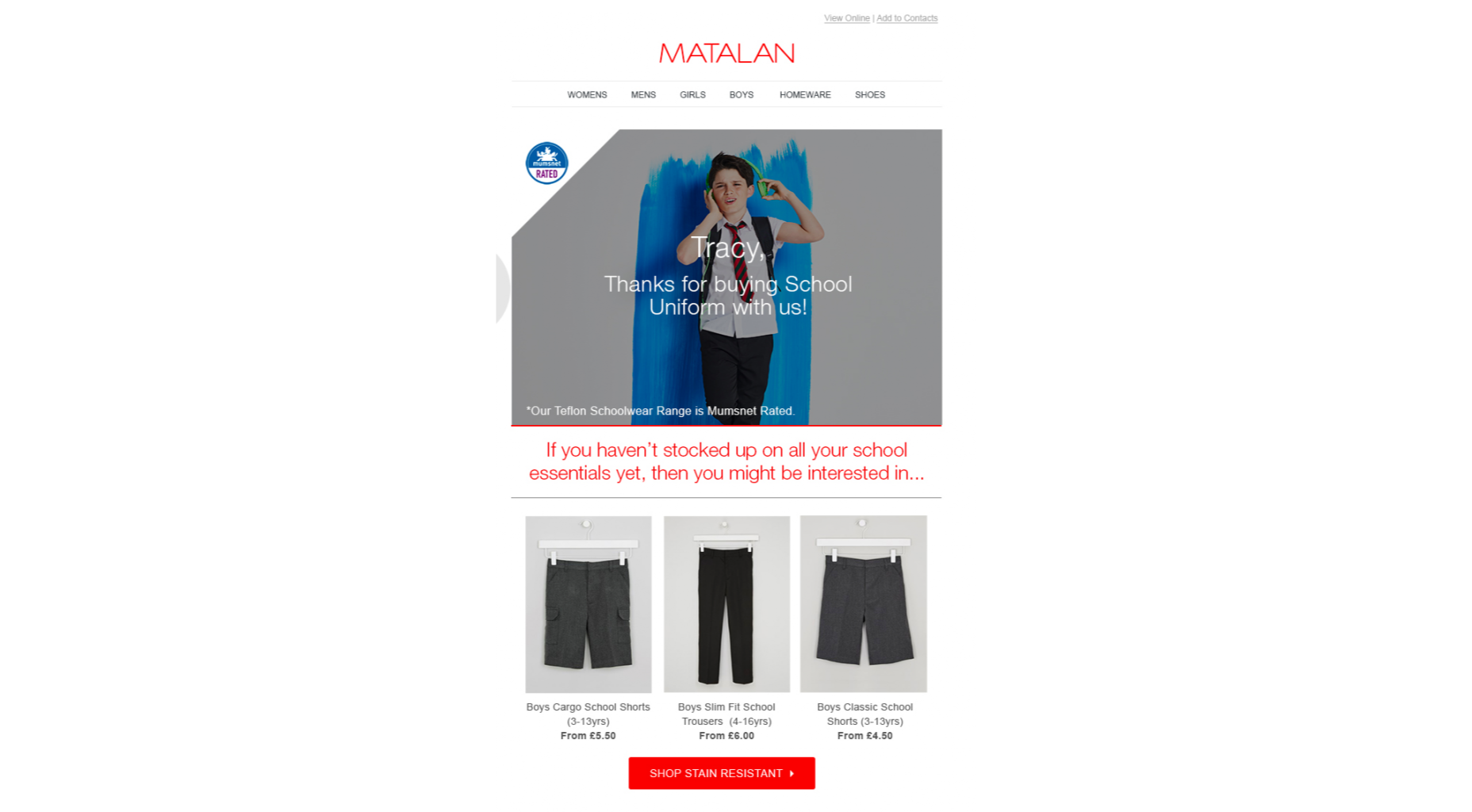 Email Personalization: Your Secret To Better Engagement matalan