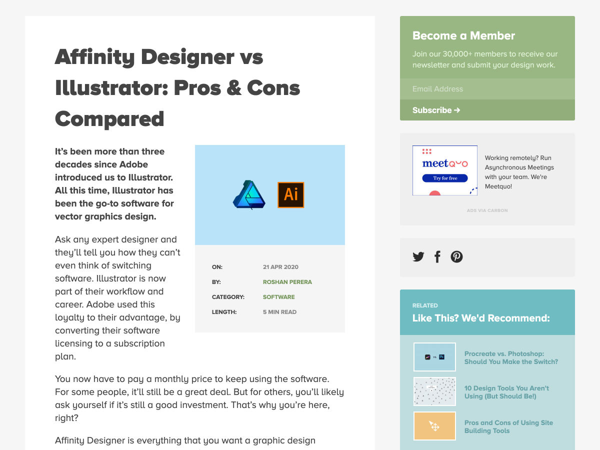 Popular design news of the week: April 20, 2020 - April 26, 2020 affinity 1