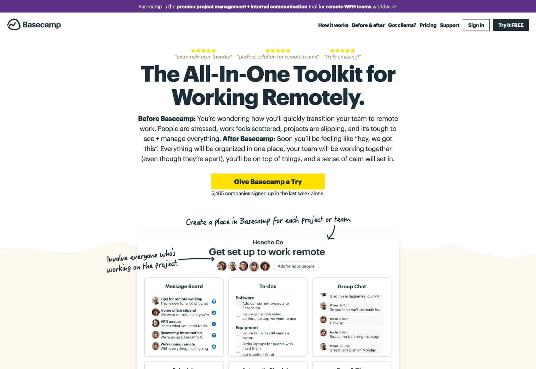 16 Tools for Keeping Your Remote Design Team Together (and on Task) basecamp