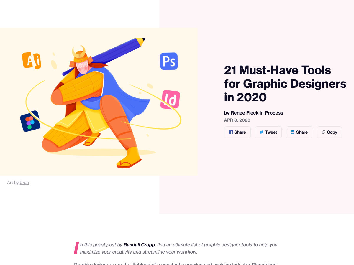 Popular design news of the week: April 6, 2020 - April 12, 2020 tools 1