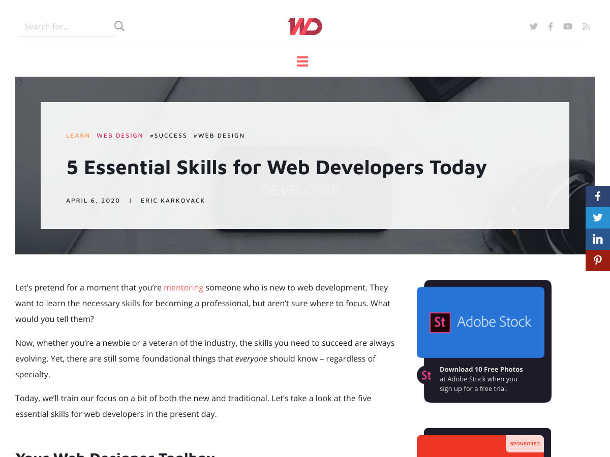 Popular design news of the week: April 6, 2020 - April 12, 2020 skills