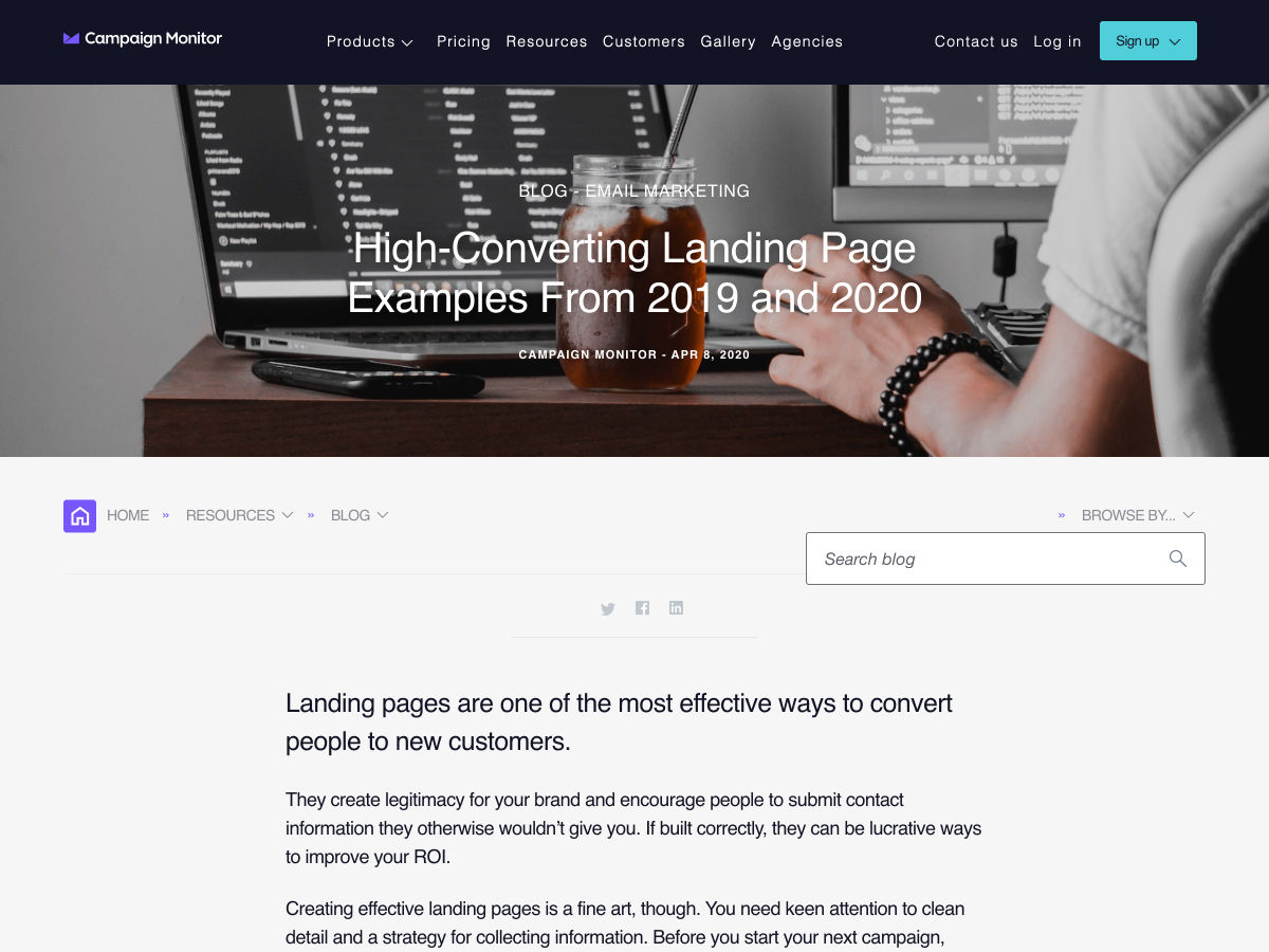 Popular design news of the week: April 6, 2020 - April 12, 2020 landingpage 7