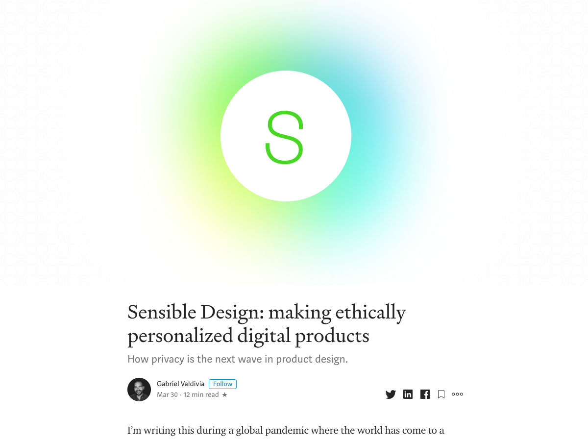 Popular design news of the week: April 6, 2020 - April 12, 2020 ethically