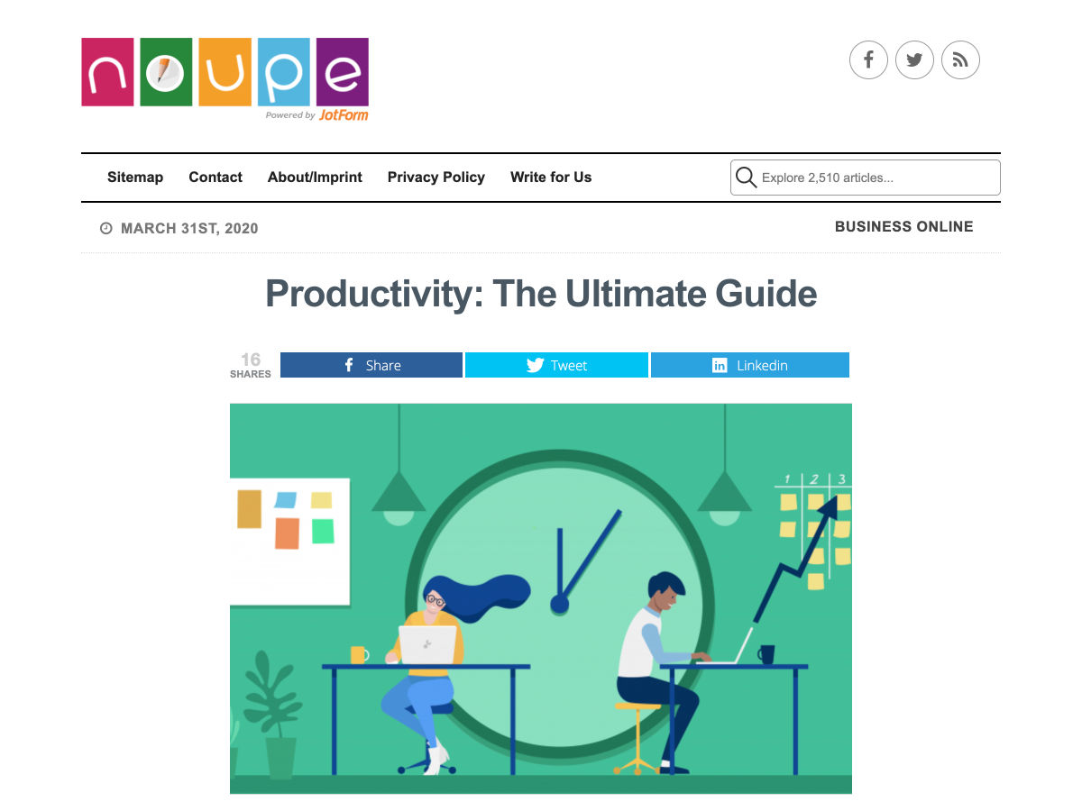 Popular design news of the week: March 30, 2020 - April 5, 2020 productivity 1