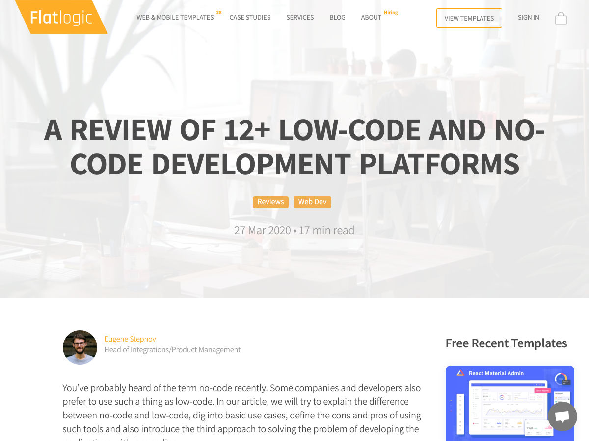 Popular design news of the week: March 30, 2020 - April 5, 2020 lowcode 1